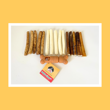 Load image into Gallery viewer, DELUXE STARTER PACK includes Hold-a-Chew, Collagen Chew Sticks & Bully Sticks